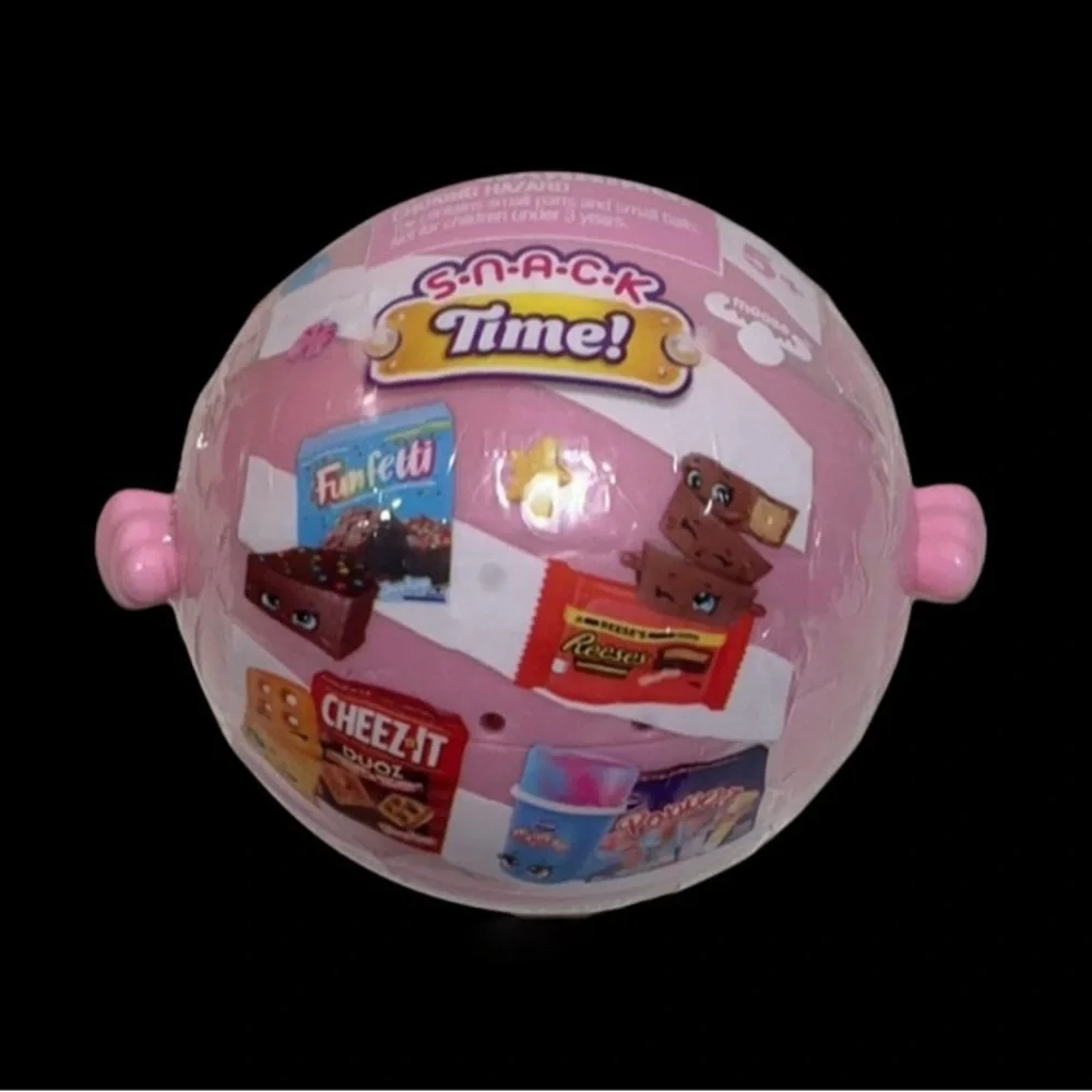 SHOPKINS Real Littles Snack Time Mystery Capsule Ball NEW with Four Surprises - Picture 3 of 4